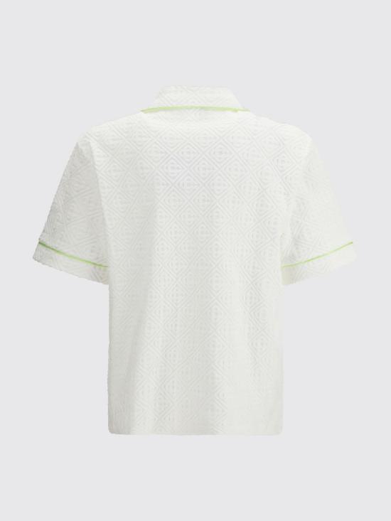 26SS 카사블랑카 반팔 셔츠 MSP26SH085 03 White - CASABLANCA