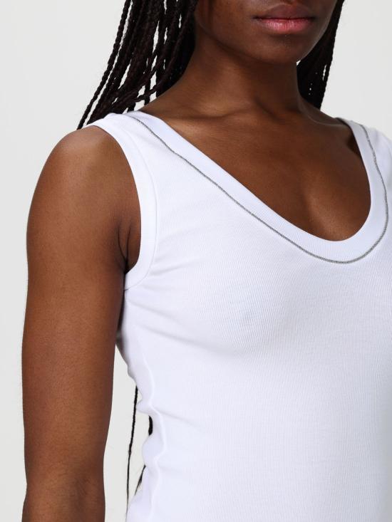 26SS 브루넬로 쿠치넬리 코튼 티셔츠 M0TC8BJ312 C159 White - BRUNELLO CUCINELLI