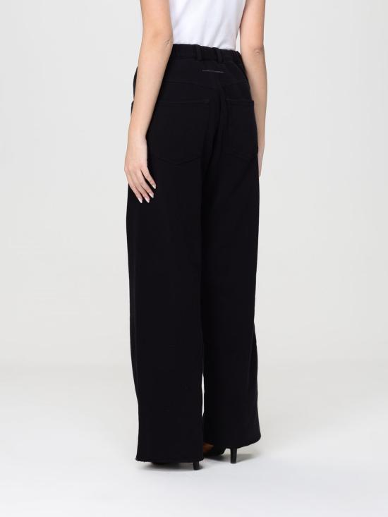 26SS MM6 메종마르지엘라 코튼 트라우저 S52KA0548M25014 900 Black - MM6 MAISON MARGIELA