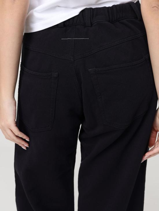 26SS MM6 메종마르지엘라 코튼 트라우저 S52KA0548M25014 900 Black - MM6 MAISON MARGIELA