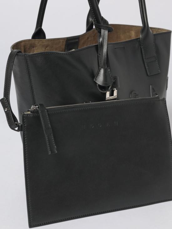 26SS 호간 토트백 KBW01TA0200TZP B999 Black - HOGAN