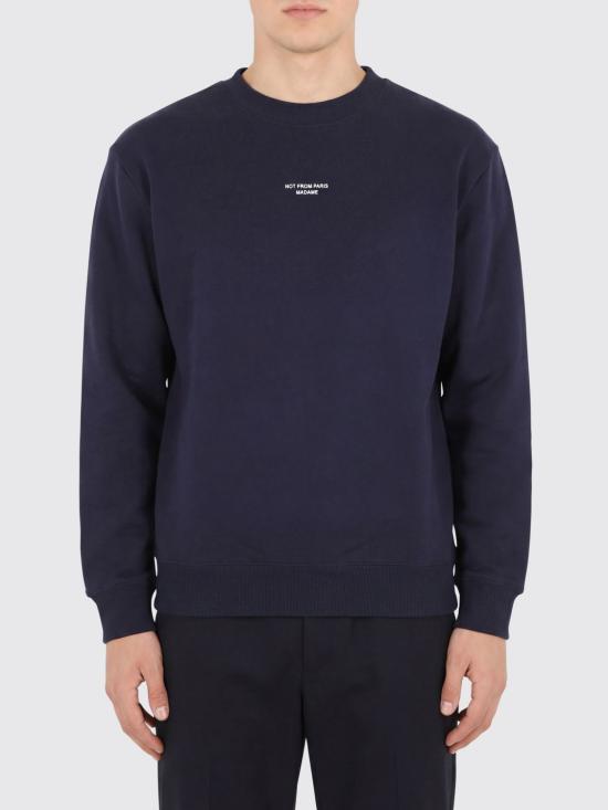 26SS 드롤드무슈 긴팔 티셔츠 PERMSW148CO127 NAVY Blue