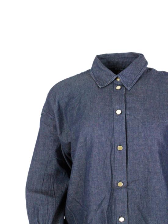 26SS 알마니 셔츠 XW002258AF21337 MB001 Denim - ARMANI