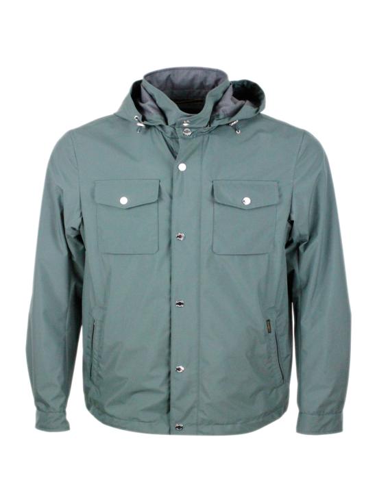 26SS 무레르 수트 자켓 FENZI STU V3757 Verde ginepro