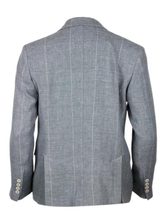 26SS 일레븐티 수트 자켓 M85GIAG02TES0M001 08 Clear Blue - ELEVENTY