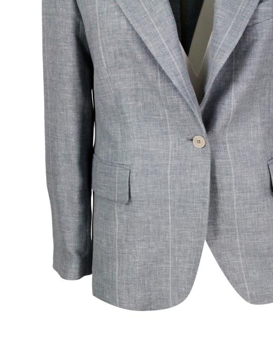 26SS 일레븐티 수트 자켓 M85GIAG02TES0M001 08 Clear Blue - ELEVENTY