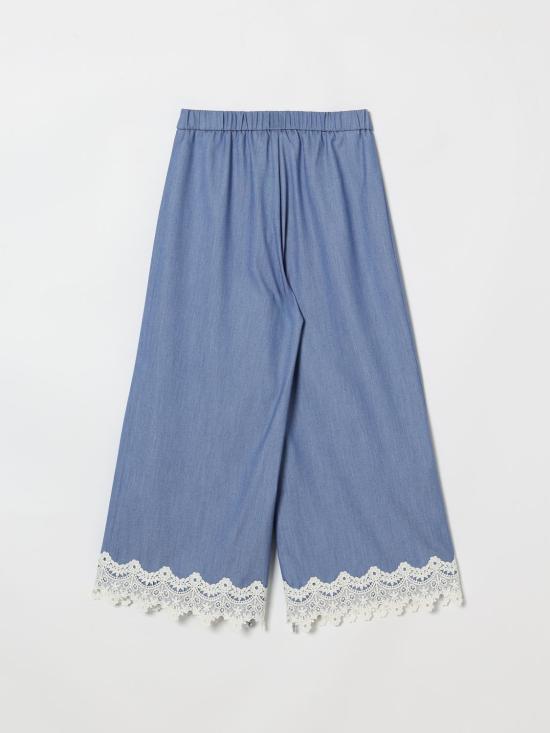 26SS [키즈] 트윈셋 스트레이트 팬츠 261GJ2Q14 04614 Gnawed Blue - TWINSET