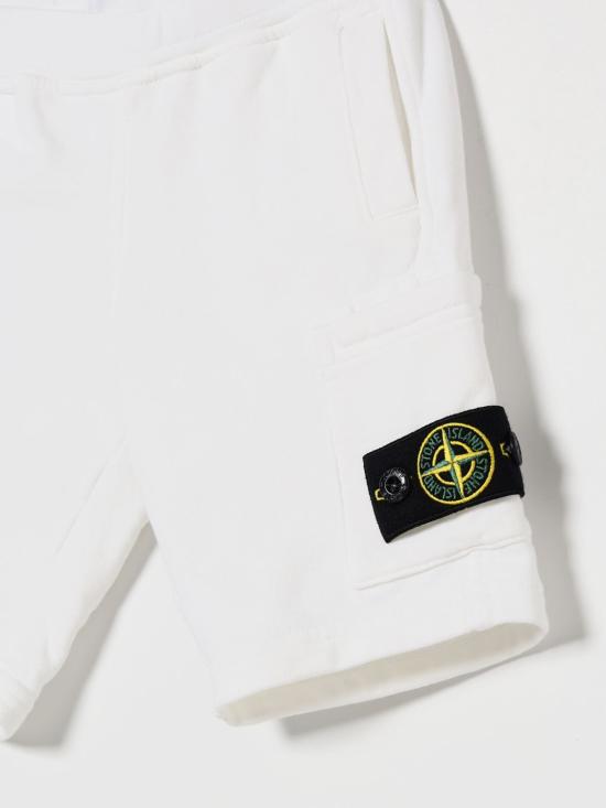 26SS [키즈] 스톤 아일랜드 쇼츠/버뮤다 6200006S0040 V0001 White - STONE ISLAND