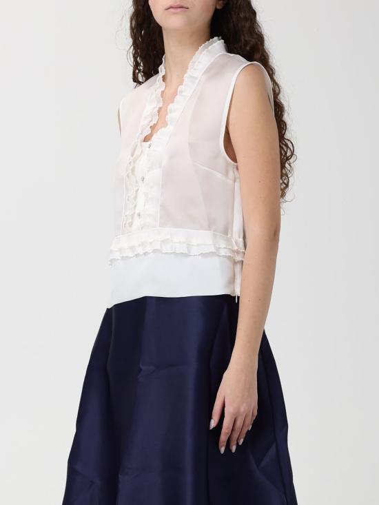 26SS 알베르타 페레티 셔츠 08051619 0003 Ivory - ALBERTA FERRETTI