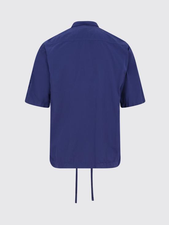 26SS 씨피 컴퍼니 크롬-R 숏슬리브 렌즈 오버셔츠 20CMOS009A005904G 878 Blue - C.P. COMPANY