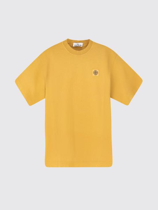 26SS 스톤 아일랜드 반팔 티셔츠 2100030S0115 V0034 Yellow - STONE ISLAND