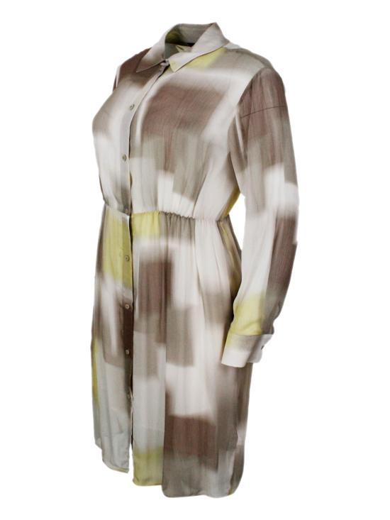 26SS 알마니 미디 원피스 XW002281AF21554 F0160 Beige - ARMANI