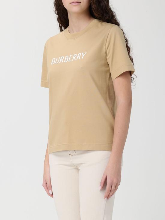 26SS 버버리 로고 코튼 티셔츠 8118975 Beige - BURBERRY