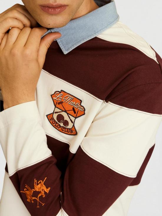 26SS 라 마티나 폴로 티셔츠 MCP012JS409 S0683 White - LA MARTINA