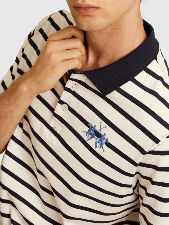 26SS 라 마티나 폴로 티셔츠 MCP010JS416 S0074 White - LA MARTINA