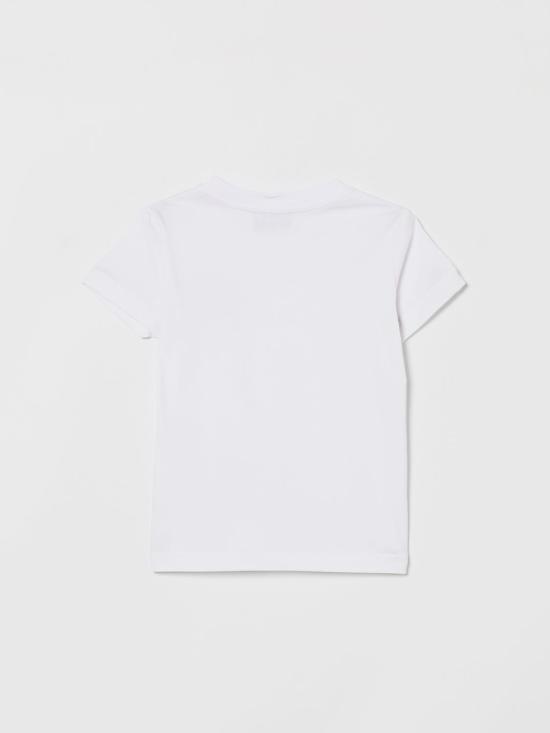 26SS [키즈] 모스키노 티셔츠 HTM058LAA24 10101 White - MOSCHINO