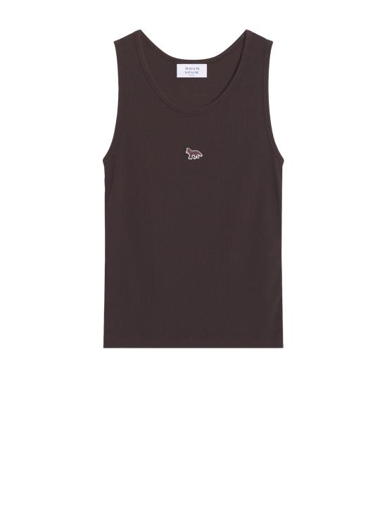 26SS 메종키츠네 베이비 폭스 립드 탱크탑 MW00121KA0033 0423 GANACHE