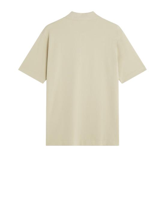 26SS 메종키츠네 폭스 헤드 컴포트 폴로 티셔츠 PM00210KP0001 0450 TEA LEAF - MAISON KITSUNE