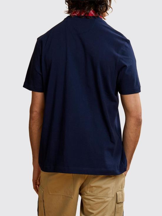 26SS 라 마티나 반팔 티셔츠 MCR009JS388 07017 Navy - LA MARTINA