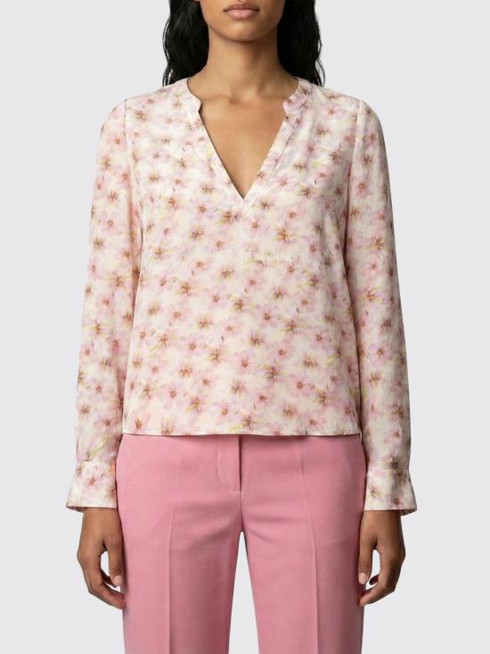 26SS 자딕앤볼테르 블라우스 WWSH02320 716 Green