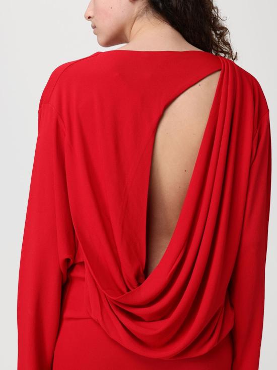 26SS 자크뮈스 롱 원피스 DRW00823AJ00253 470 Red - JACQUEMUS