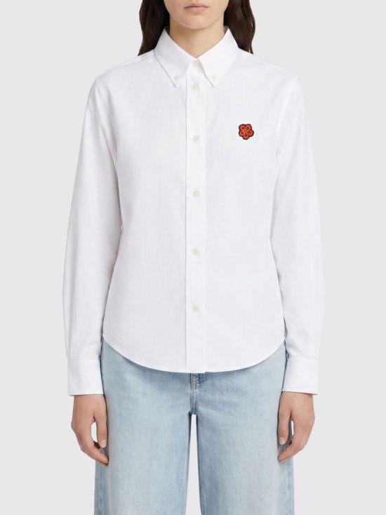 26SS 겐조 셔츠 FG52CH2859LO 01 White