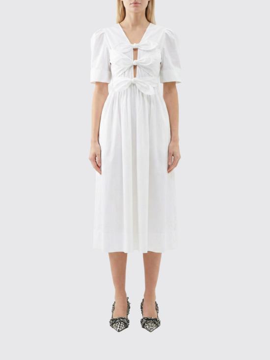 26SS 가니 롱 원피스 W1115 151 White