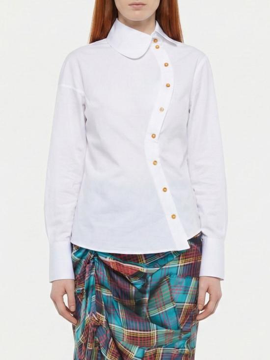 26SS 비비안웨스트우드 셔츠 1501006FW009Q A401 White