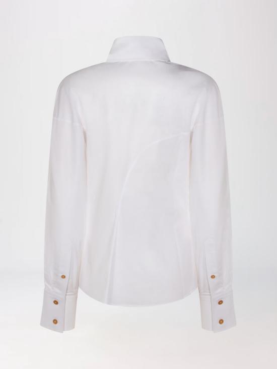 26SS 비비안웨스트우드 셔츠 1501006FW009Q A401 White - VIVIENNE WESTWOOD