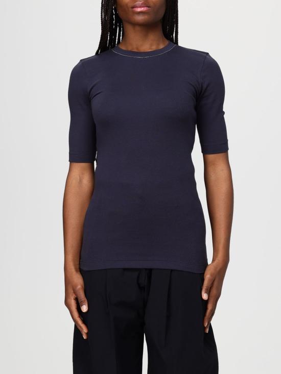 26SS 브루넬로 쿠치넬리 코튼 티셔츠 M0TC8BJ310 C4224 Ocean