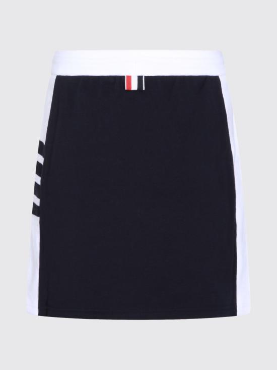 26SS 톰브라운 클래식 4바 저지 미니 스커트 FJK130A03037 415 Blue - THOM BROWNE