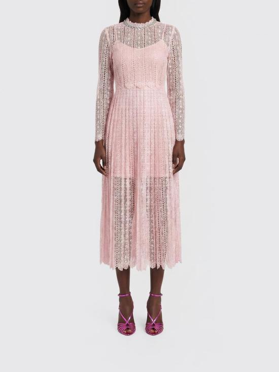 26SS 셀프 포트레이트 롱 원피스 RS26172MP Pink