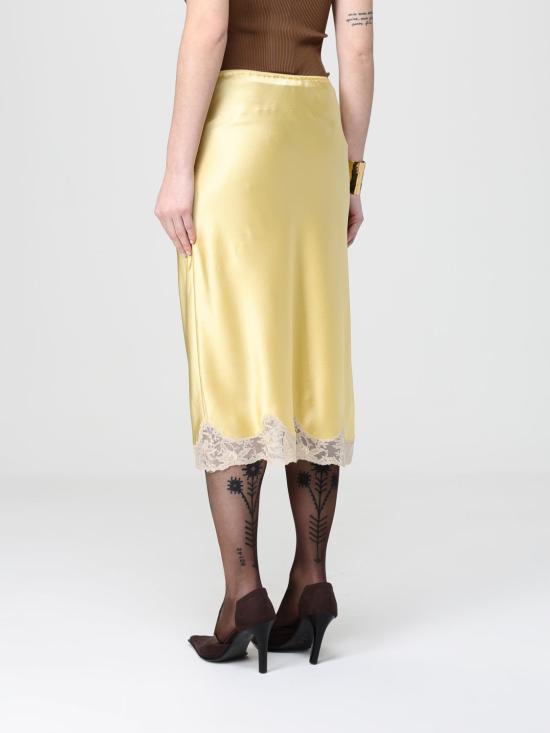 26SS 생로랑 미디 스커트 851414Y7G27 7262 Yellow - SAINT LAURENT