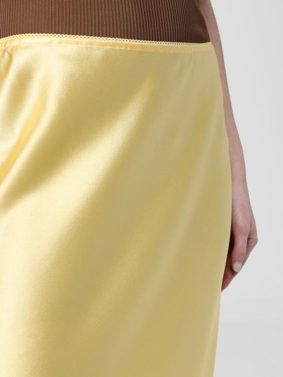 26SS 생로랑 미디 스커트 851414Y7G27 7262 Yellow - SAINT LAURENT