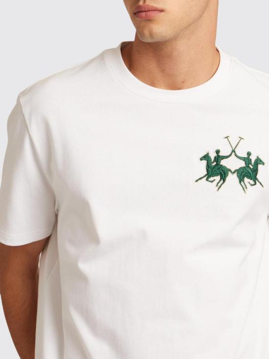 26SS 라 마티나 반팔 티셔츠 MCR008JS409 00001 White - LA MARTINA