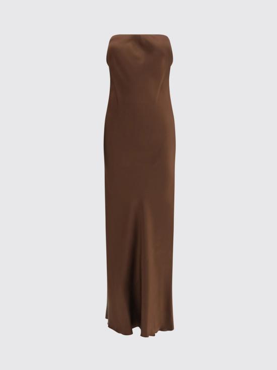 26SS 포르테포르테 롱 원피스 14555MYDRESS 03093 Brown - FORTE FORTE