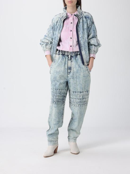 26SS 이자벨마랑에뚜왈 데님 팬츠 PA0662FAD1H04E 30BU Gnawed Blue - ISABEL MARANT ETOILE