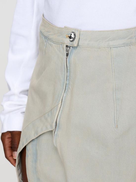 26SS 비비안웨스트우드 미디 스커트 1903001GW01C1 B412 Blue - VIVIENNE WESTWOOD