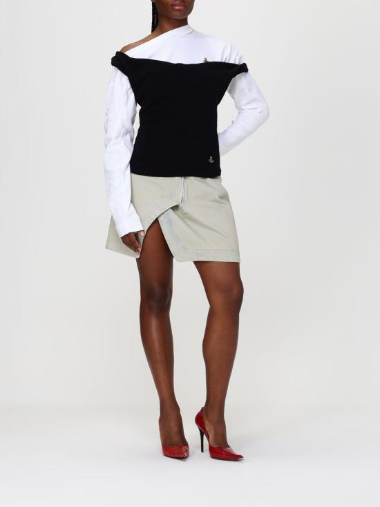 26SS 비비안웨스트우드 미디 스커트 1903001GW01C1 B412 Blue - VIVIENNE WESTWOOD