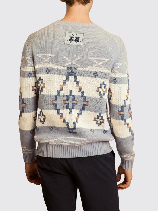 26SS 라 마티나 스웨터 MCS008YC046 F7448 Blue - LA MARTINA