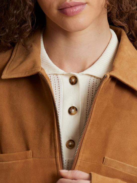 26SS 라 마티나 무스탕 WCL001LT111 04155 Brown - LA MARTINA