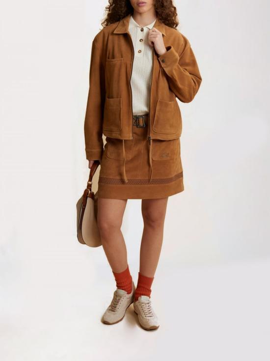 26SS 라 마티나 무스탕 WCL001LT111 04155 Brown - LA MARTINA