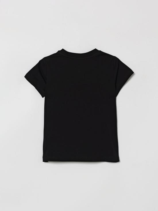 26SS [키즈] 모스키노 티셔츠 HHM06KLBA10 60100 Black - MOSCHINO