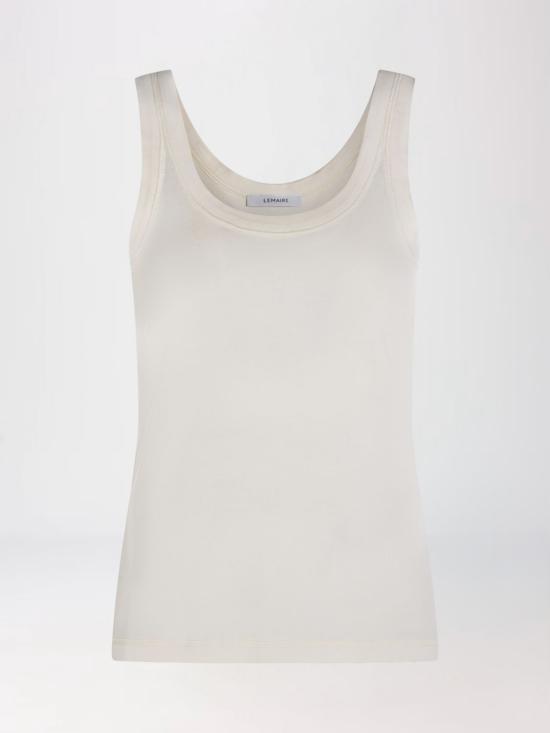 26SS 르메르 저지 탱크탑 TS0001LJ1016 WH048 Cream - LEMAIRE