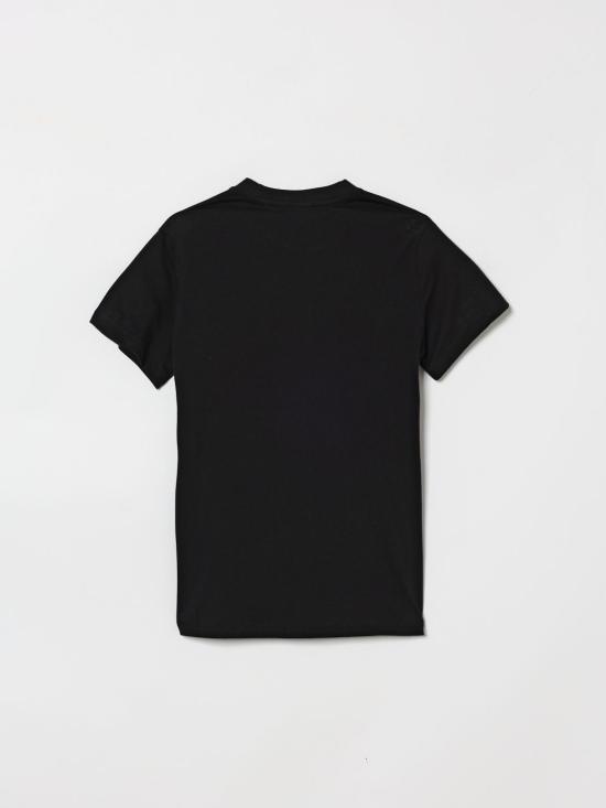 26SS [키즈] 모스키노 티셔츠 HZM058LAA03 60100 Black - MOSCHINO