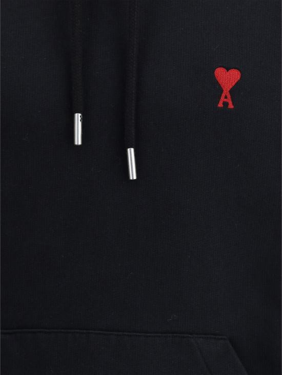 26SS 아미 긴팔 티셔츠 BFUSW235730 001 Black - AMI