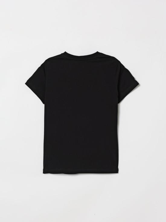 26SS [키즈] 모스키노 티셔츠 HAM03PLAA02 60100 Black - MOSCHINO