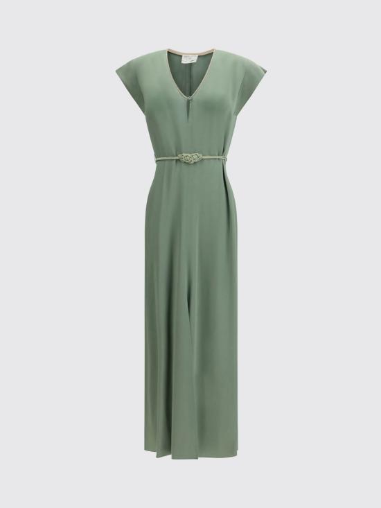 26SS 포르테포르테 롱 원피스 14554MYDRESS 3013 Kaki - FORTE FORTE