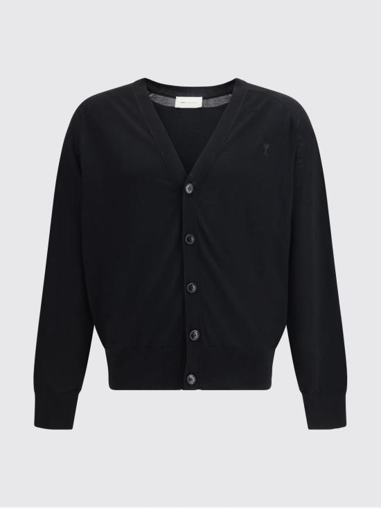 26SS 아미 스웨터 HKC384KN0039 0180 Black - AMI