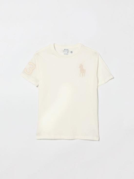 26SS [키즈] 폴로 랄프로렌 티셔츠 323832907 505 White 2